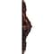 Ekena Millwork Antonio Ceiling Medallion, Hand-Painted Brushed Mahogany, 35 7/8"W x 22 1/2"H x 4 3/8"P CM35X22ANBMF - alternate 4